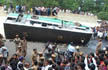 26 injured as bus falls off flyover